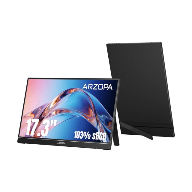 Arzopa A1M 17.3" Large 1080p Portable Monitor