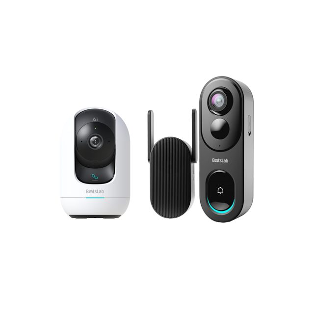 Home Security Bundle: C221 Indoor Camera + R810 Video Doorbell