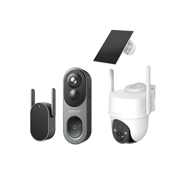 Home Security Bundle: W313 Outdoor Camera + R811s Video Doorbell