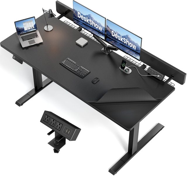 S1 Flip-Top Rear Panel  Stand Desk(30"D x 60"W x 45"H)