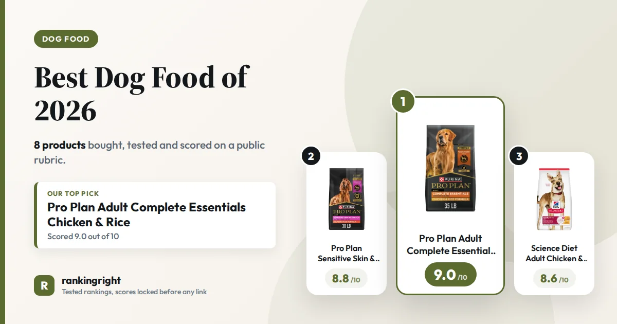 Best Dog Food of 2027: our top three picks with scores
