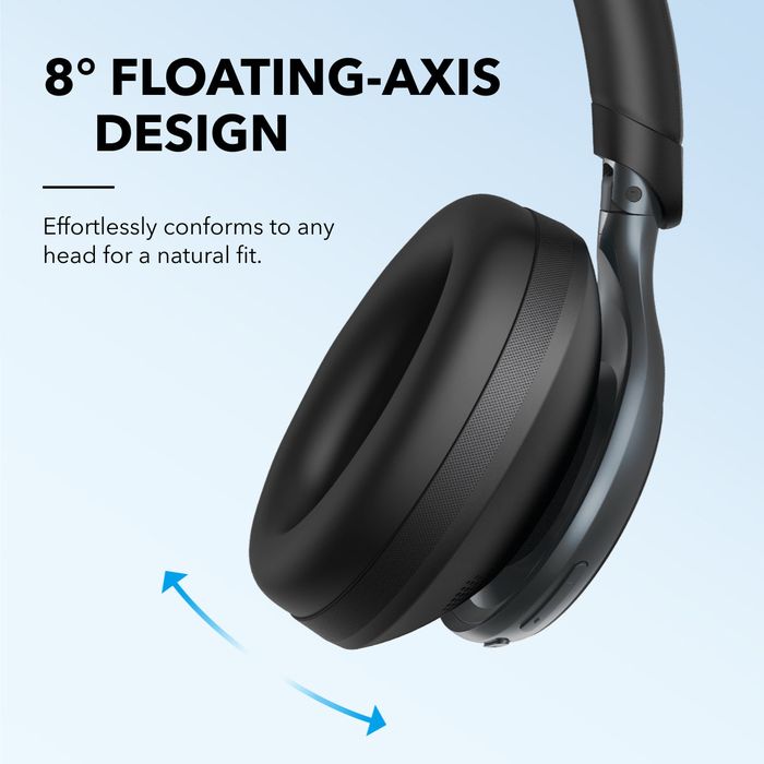 Anker Soundcore Space One - soundcore top over-ear headphones with floating-axis design for comfort