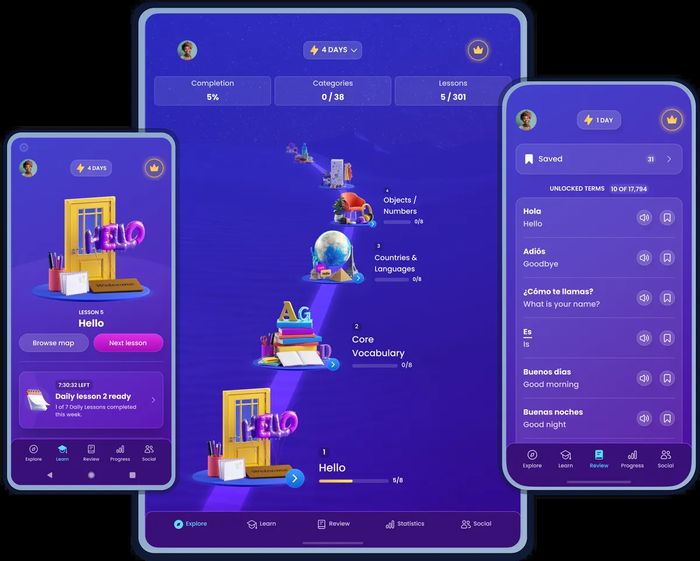 Mondly languages app