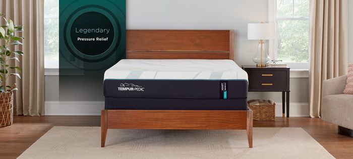 Tempur-Pedic TEMPUR-Adapt - Adapt Medium mattress in a styled room legendary pressure relief
